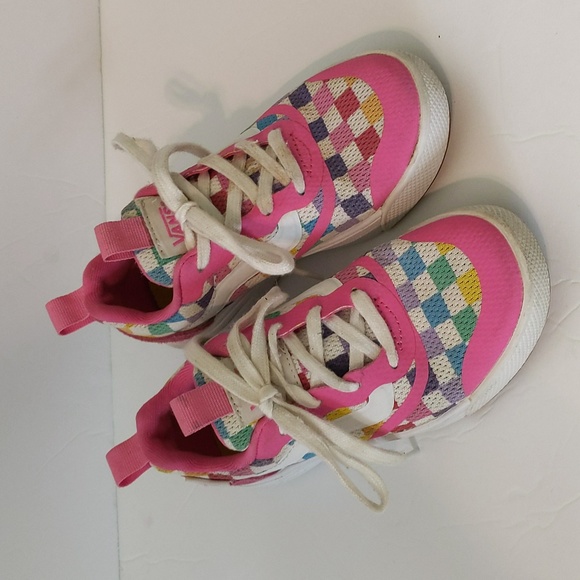 Vans Ultra Cush Girls Checkered Shoes - Picture 1 of 8